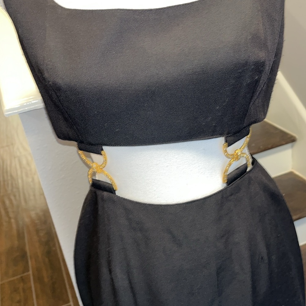 Geary Roark Kamisato Black Cocktail Dress. Sexy & Chic,Great for the Holidays 10 - Picture 4 of 15